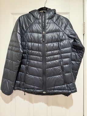 Columbia Women's Black Hooded Quilted Puffer Jacket